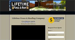 Desktop Screenshot of lifetimewarrantyfence.com
